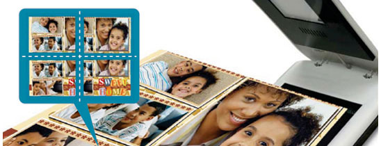 Scan-n-Stitch Deluxe - Advanced stitching technology creates perfect digital copies of large sized items in just seconds